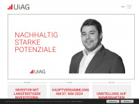 uiag.at Webseite Vorschau