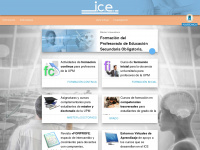ice.upm.es Webseite Vorschau