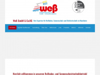 wess-sonnenschutz.de Webseite Vorschau