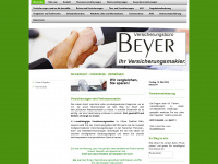 versicherungsbüro-beyer.de Webseite Vorschau