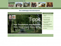 tourismus-journalisten.de Webseite Vorschau