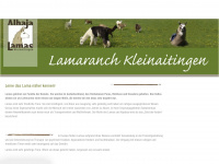 lamaranch.de Webseite Vorschau