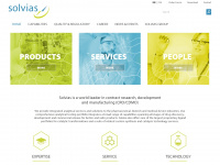 solvias.com Webseite Vorschau