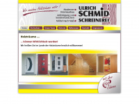 schreinerei-ulrich-schmid.de Webseite Vorschau
