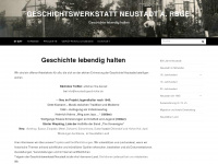 neustadt-geschichte.de Webseite Vorschau