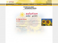 solution-solar.de Webseite Vorschau
