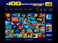 100-beste-tauchreviere.de Webseite Vorschau