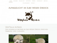 waytalla-alpakas.de Webseite Vorschau