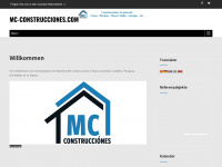mc-construcciones.com Webseite Vorschau