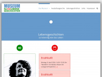 museumfuerlebensgeschichten.ch Webseite Vorschau
