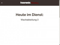 feuerwehr-plettenberg.de Webseite Vorschau