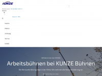 kunze-buehnen.com Webseite Vorschau