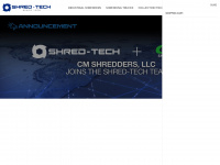 shred-tech.com Webseite Vorschau