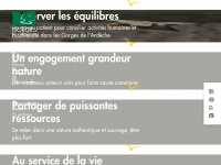 gorgesdelardeche.fr Webseite Vorschau