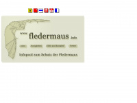 fledermaus.info Webseite Vorschau