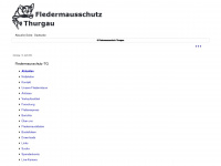fledermausschutz-tg.ch Webseite Vorschau