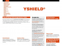 yshield.com Webseite Vorschau