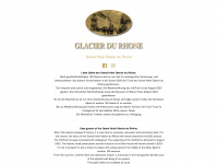 glacier-du-rhone.ch Webseite Vorschau