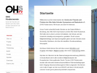 ohs-foerderverein.de Webseite Vorschau