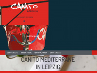 canito-mediterrane.de Webseite Vorschau