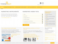 marketing-ideen.ch Webseite Vorschau