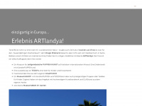 artlandya.com Webseite Vorschau