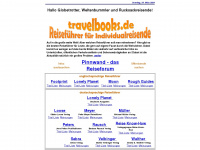 travelbooks.de Webseite Vorschau