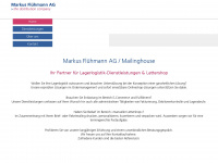 mailinghouse.ch Webseite Vorschau