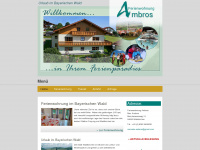 ferienwohnung-ambros.de Webseite Vorschau
