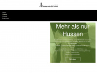 hussenverleih.com Webseite Vorschau
