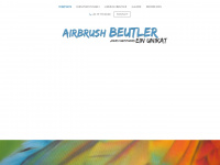 airbrush-beutler.ch Webseite Vorschau