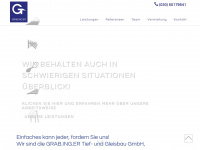 grabinger-tiefbau.de Webseite Vorschau