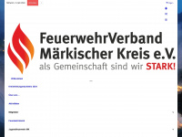feuerwehrverband-mk.de Webseite Vorschau