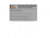 trend-of-business.de Webseite Vorschau