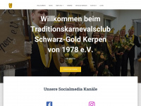 schwarz-gold-kerpen.de Webseite Vorschau