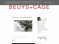 beuys-cage.blogspot.com Webseite Vorschau