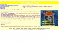 musikboxplatten.de Webseite Vorschau