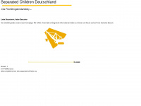 separated-children.eu Webseite Vorschau