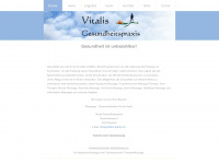 vitalis-praxis.ch Webseite Vorschau
