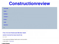 constructionreviewonline.com Webseite Vorschau