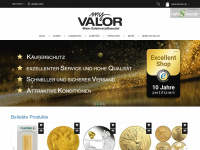 my-valor.de Webseite Vorschau