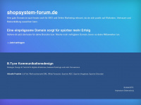 shopsystem-forum.de Webseite Vorschau