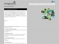 imaginalia.es Webseite Vorschau