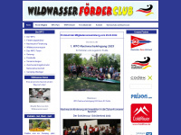 wildwasserfoerderclub.de Webseite Vorschau