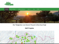 bioforum.ch Webseite Vorschau