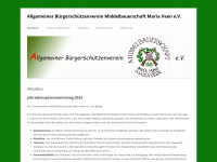 middelbauerschaft.de Webseite Vorschau