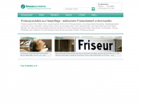 exklusive-friseur-produkte.de Webseite Vorschau