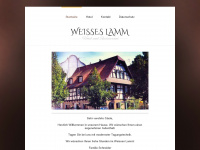 weisses-lamm-bruchsal.de Webseite Vorschau