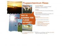 flugsportzentrum-riesa-canitz.de Webseite Vorschau