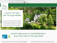 hotel-waldfrieden.com Webseite Vorschau